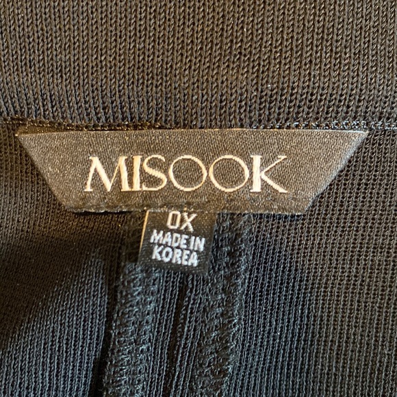 NWT Misook Black Pants with zippered ankles - Picture 4 of 7